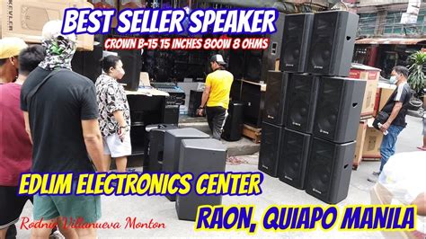 edlim electronics|BEST SELLER SPEAKER CROWN B.